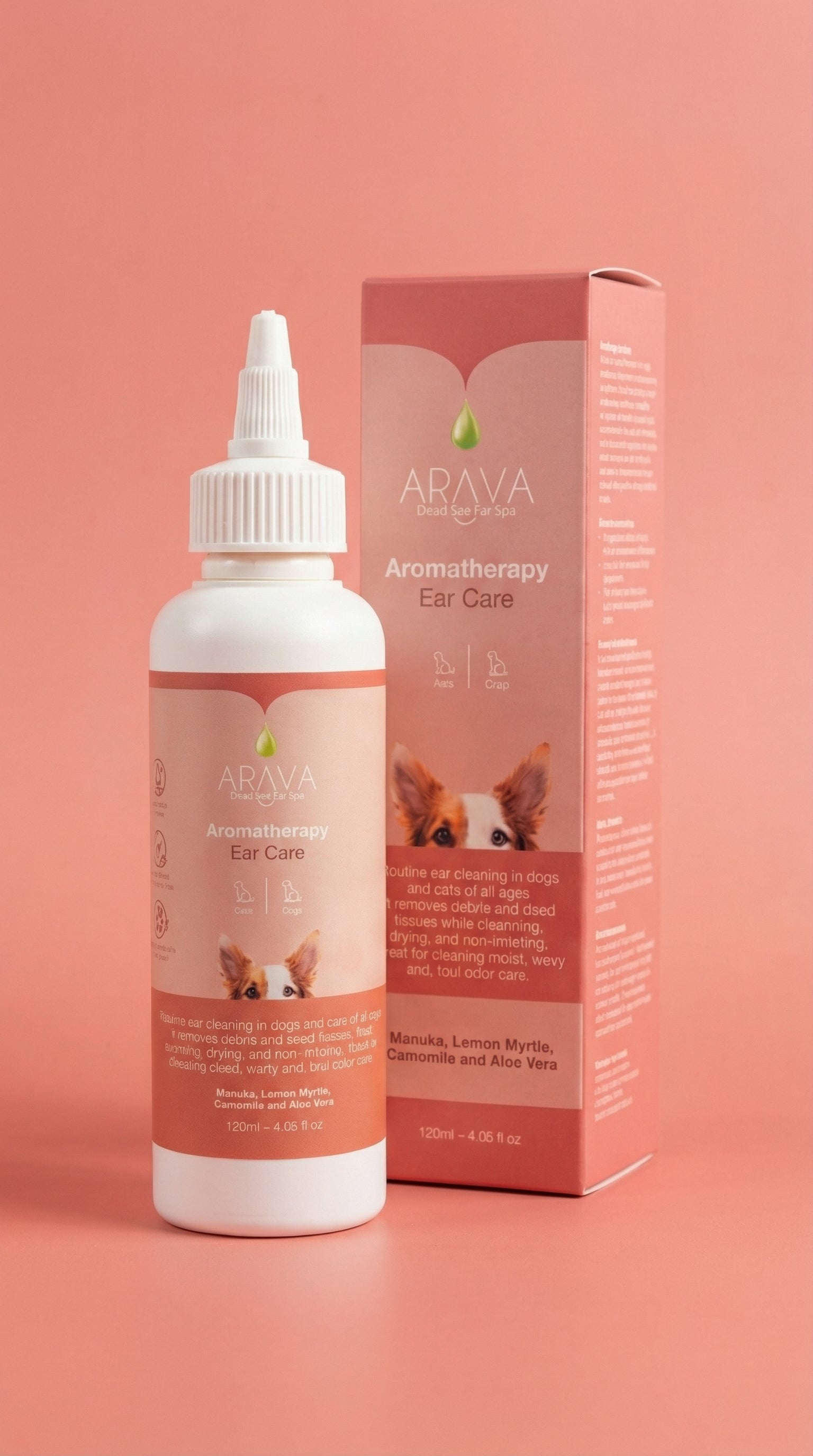 טיפות אוזניים לכלבים ולחתולים מבית ערבה