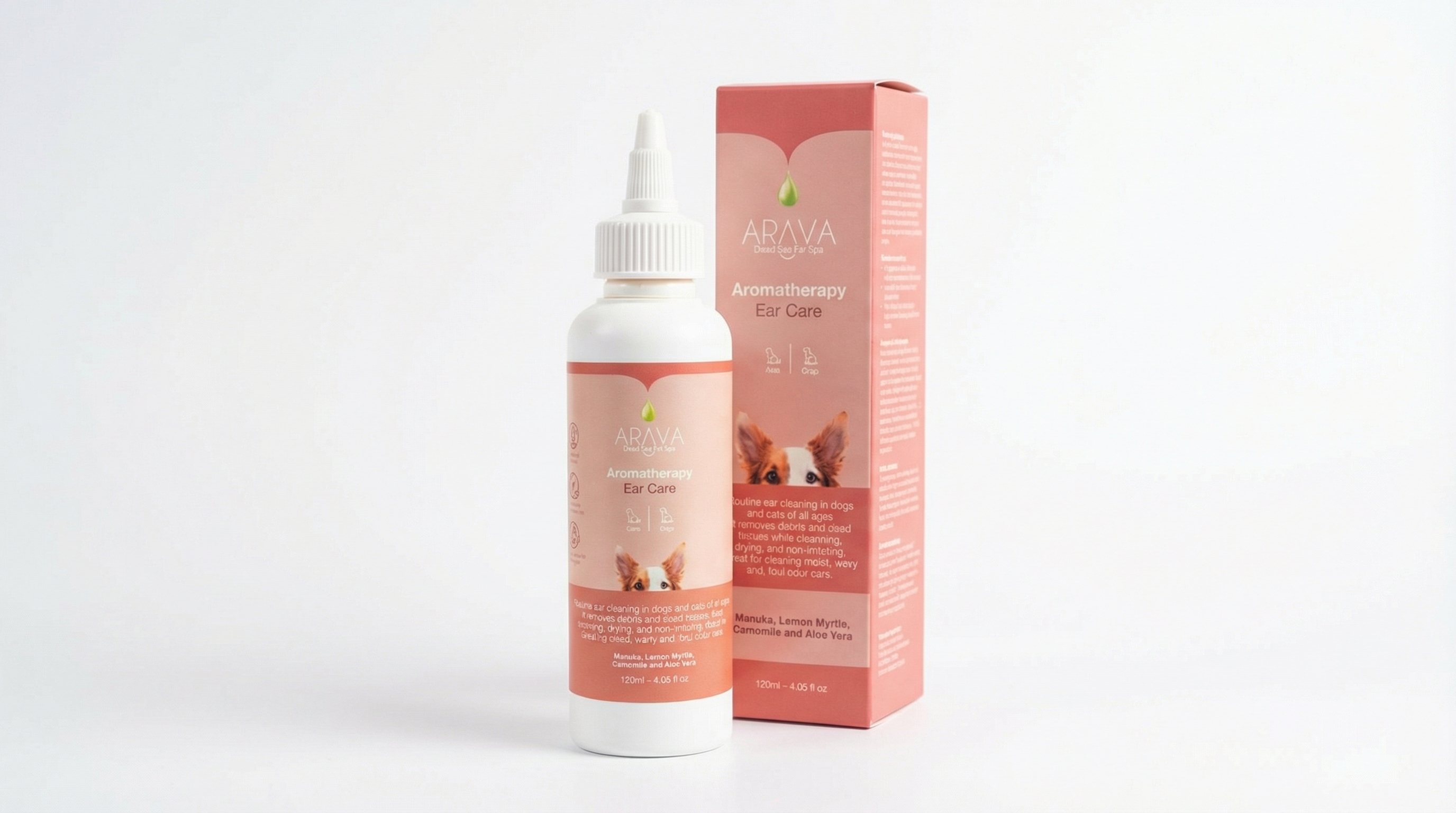 טיפות אוזניים לכלבים ולחתולים מבית ערבה