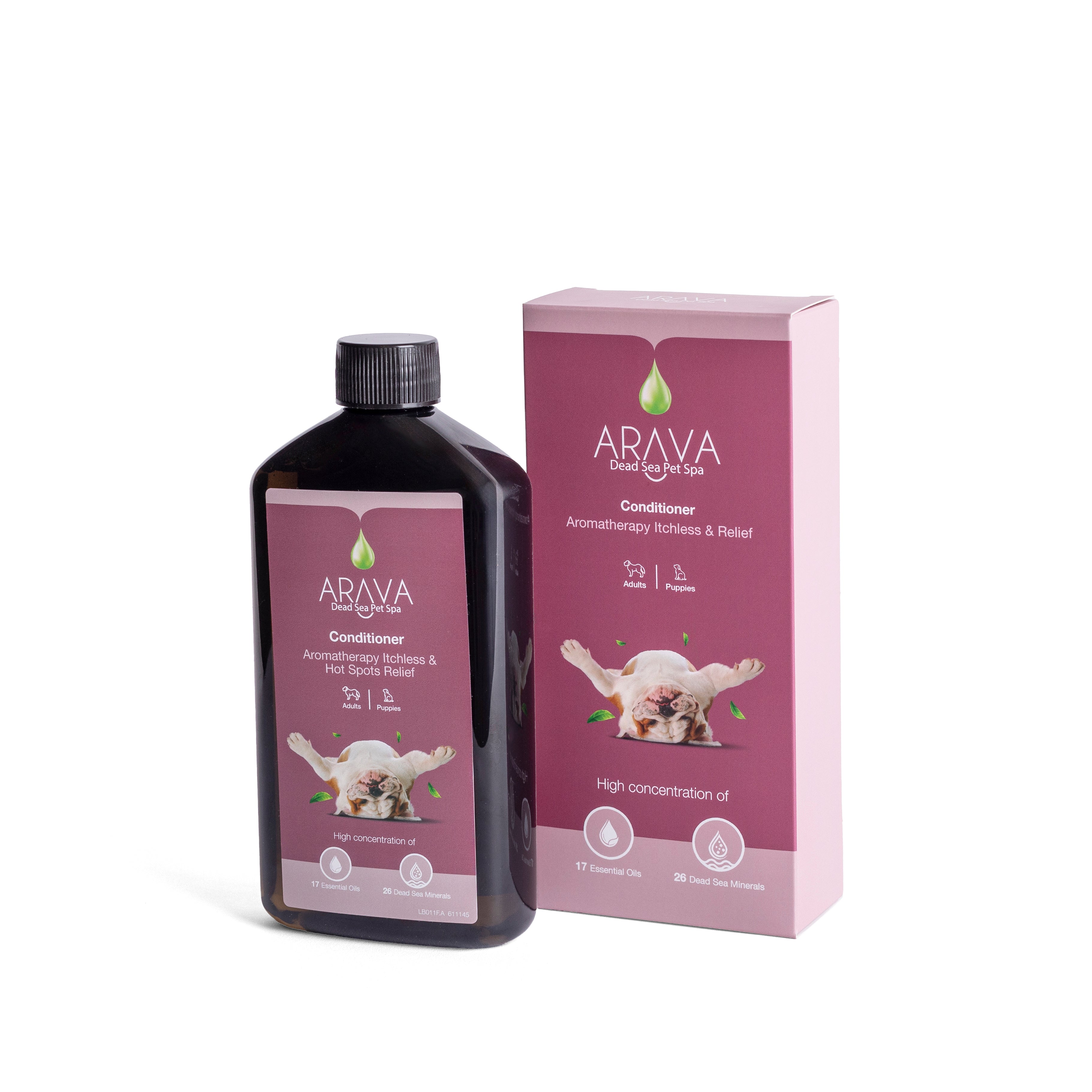 Arava Rithwik Reddy Therapeutic conditioner for dogs with dry or wounded skin from Arava