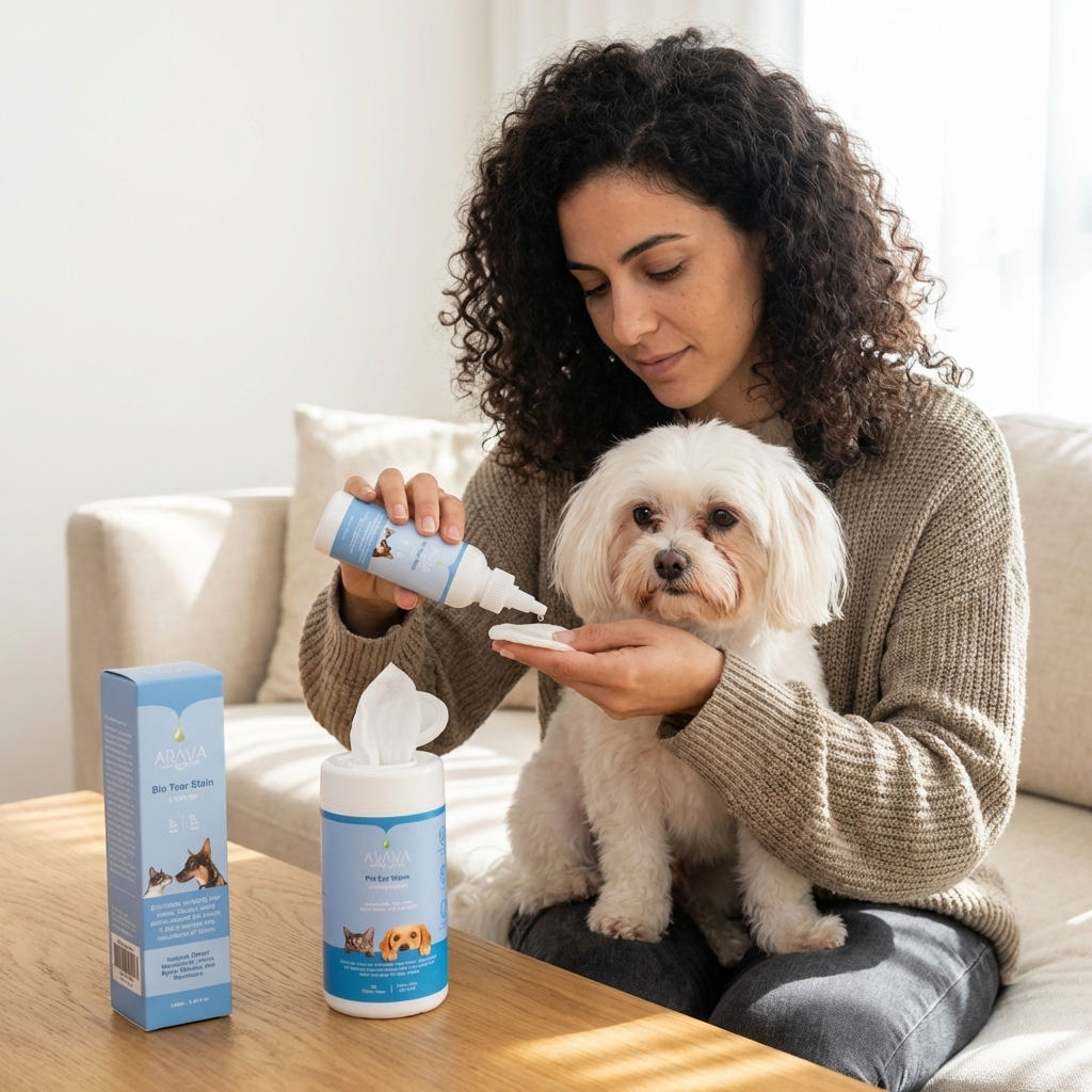 מארז מוצרי טיפוח לכלבים ולחתולים לבריאות העיניים